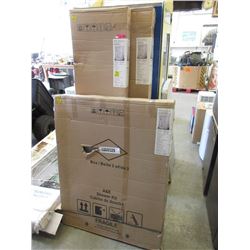 Fixed Glass Semi Round Shower Kit