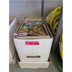 90+ Assorted Bagged Comics - Some Carded
