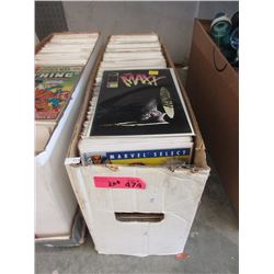 200 Assorted Bagged Comics - Most are Carded