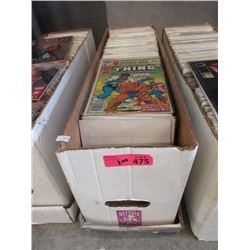 200 Assorted Bagged Comics - Most are Carded