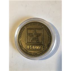 RARE Challage Coin ARMY Presented by a GENERAL US ARMY OF ONE