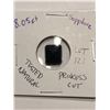 Image 2 : Rare HUGE 8.05 Carat BLUE SAPPHIRE Princess Cut Tested Natural