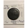 Image 1 : Extremely Rare 1796 Liberty Cap One Cent F/VF Rare Early US Coin