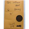 Nice Early 1884 Indian Head Penny Good Grade