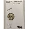 1952 D Denver Silver Washington Quarter