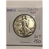 1939 D Walking Silver Liberty Half Dollar Nice Early US Coin