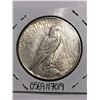Image 2 : Rare Key Date 1934 D Silver Peace Dollar AU High Grade Nice Early US Coin