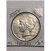Image 1 : Key Date 1924 P Silver Peace Dollar MS High Grade Nice Early US Coin
