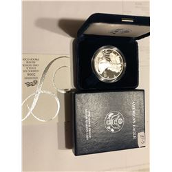 2006 W West Point Proof Silver Eagle in Original Box with Paperwork