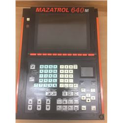 Mazatrol 640 Control Panel w/FCA635MNY-ND Numerical Control Unit and FCU6-HD242-3 HDD Unit