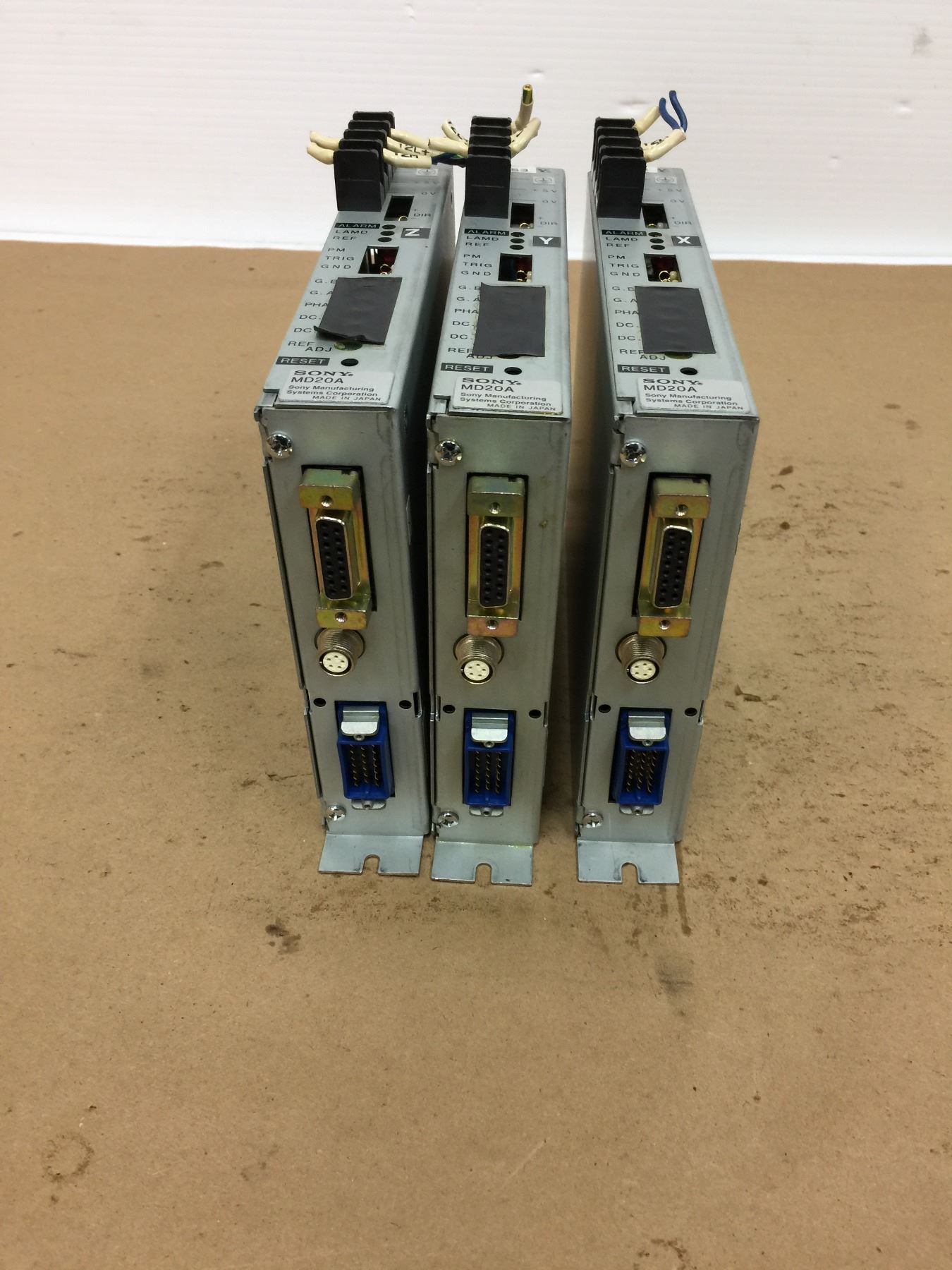 (3) Sony MD20A Position Control Modules - BTM Industrial