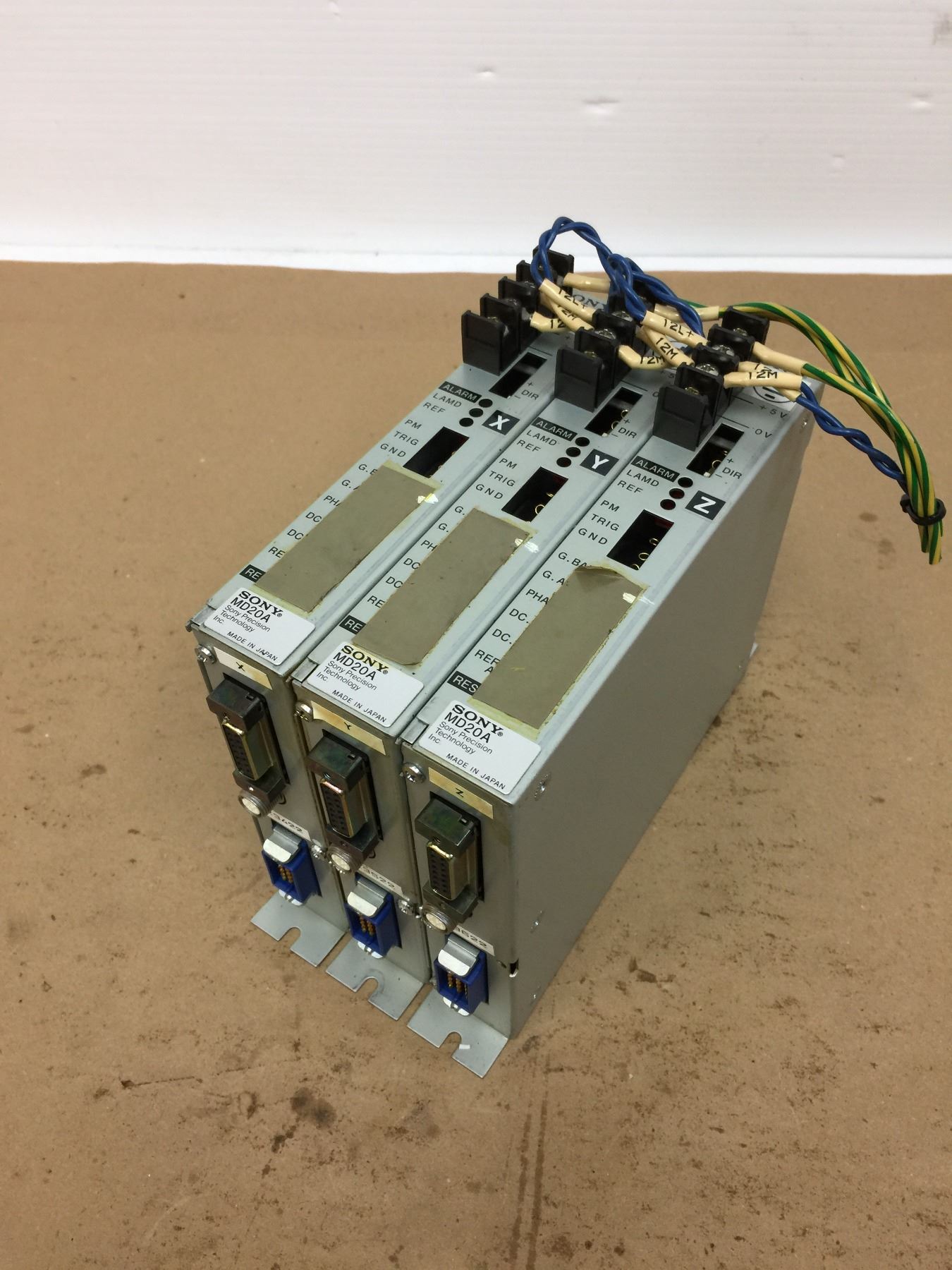 (3) Sony MD20A Position Control Modules - BTM Industrial