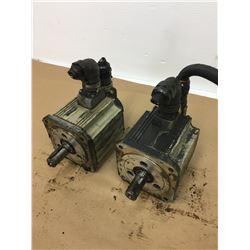 (2) Mitsubishi HC-SF-152K Servo Motors *Tags Hard to Read*
