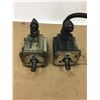 Image 3 : (2) Mitsubishi HC-SF-152K Servo Motors *Tags Hard to Read*
