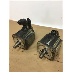 (2) Mitsubishi HC-SF-152K Servo Motors *Tags Hard to Read*