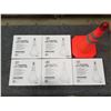 Image 1 : FIVE SAFETY CONES