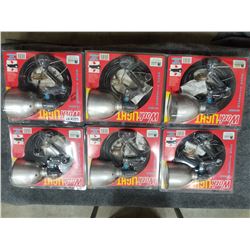 SIX MAGNETIC WORKLIGHTS