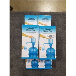 SIX DRINKING WATER PUMPS