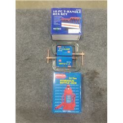 JACK, HEX KEYS, CLAMPS