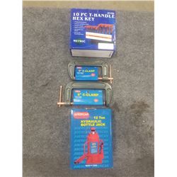 JACK, HEX KEYS, CLAMPS