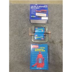 JACK, HEX KEYS, CLAMPS