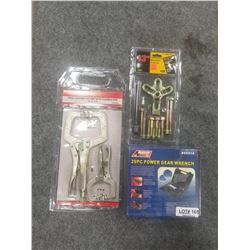 GEAR WRENCH, BALANCE PULLER, CLAMPS