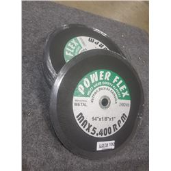FIVE GRINDING DISKS
