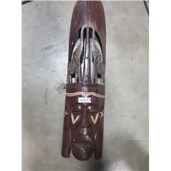 AFRICAN CARVED WOOD MASK