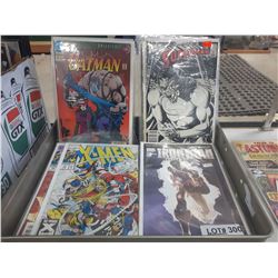 TRAY OF BATMAN AND OTHER COLLECTOR COMICS