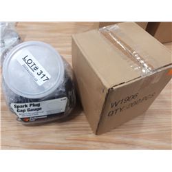 2 BRAND NEW COUNTER SALES OF SPARK PLUG GAUGES