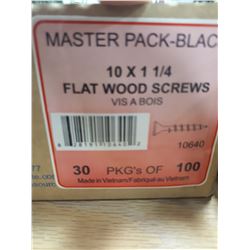 10X4 FLAT WOOD SCREW