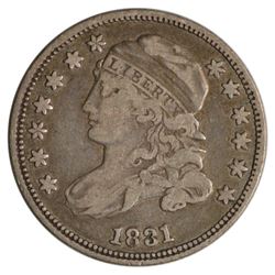 1831 Capped Bust Dime Coin