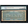 Image 2 : 1864 $20 Confederate States of America Note PMG 64EPQ