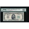 Image 1 : 1934D $5 Chicago Federal Reserve Note PMG 65EPQ