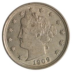 1909 Liberty Nickel Coin
