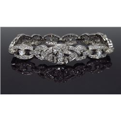 14KT White Gold 5.00ctw Diamond Bracelet