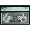 Image 1 : 1899 $2 Mini Porthole Silver Certificate PCGS 58