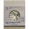 Image 2 : .50 Carat AQUAMARINE Marquese Cut Tested Natural