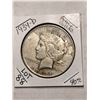 Image 1 : Rare Key Date 1934 D Peace Silver Dollar Nice Early US Coin