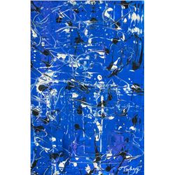 Mark Tobey American Abstract Oil on Canvas