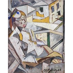 Albert Gleizes French Avant-Garde Gouache Paper