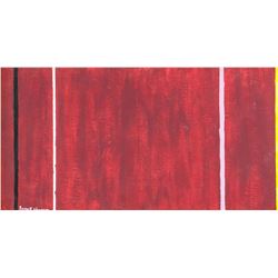 Barnett Newman American Abstract Oil on Canvas