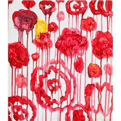 Cy Twombly American Abstract Oil on Canvas