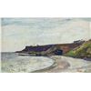 Image 1 : Artist Signed Russian Oil on Panel Seaside 1990