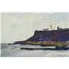 Image 3 : Artist Signed Russian Oil on Panel Seaside 1990