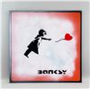 Image 1 : Banksy British Pop Art Reflective Square Sign