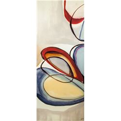 Contemporary Oil on Canvas Abstract Artist Signed