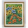 Image 2 : Oil Autumn Flower Artist Signed Dated 1983