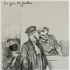 Image 2 : French Two Etchings Initialed Honore Daumier