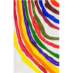 Morris Louis American Color School Oil on Canvas